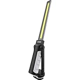 KUNZER PL-011.2 Arbeitslampe im Alu-ABS-Gehäuse - Werkstatt-Taschen-Leuchte mit 20-300lm Lichtstärke und max. 15h Leuchtdauer