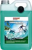 SONAX ScheibenReiniger gebrauchsfertig Ocean-Fresh (5 Liter) gebrauchsfertiger Reiniger für die Scheiben- und Scheinwerferwaschanlage | Art-Nr. 02645000