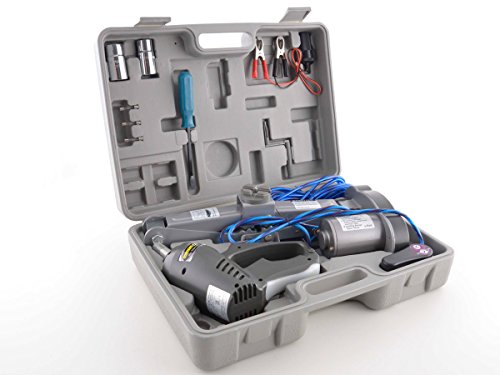 Wagenheber elektrisch 12V inkl. Schlagschrauber Hubhöhe 12-35 cm