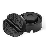 2 Stück Auto Wagenheber Gummiauflage, Maximale Tragfähigkeit 5t, Universal Gummi Wagenheber Pad für Hebebühnen
