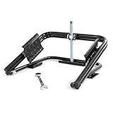 Wiltec Wagenheber für Wohnmobil bis 1360 kg, Nivellierer Wohnwagen 14“-15“ Reifen, robuster Ausgleichskeil Stahl, Auffahrkeil inkl. Schraubenschlüssel