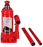 SIXTOL SX Bottle Jack 10T Hydraulischer Flaschen-Wagenheber, 10 t, Stempelwagenheber, Kompakt-Wagenheber
